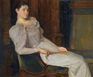 Mädchen in Weiß - Christian Krohg — Ansicht des Kunstwerks