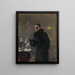 Portrait des Künstlers Gerhard Munthe - Christian Krohg — gerahmtes Bild an der Wand