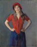 Portrait des Künstlers Oda Krohg b. Lasson - Christian Krohg — Ansicht des Kunstwerks