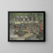 Szene einer Straße in Paris - Christian Krohg — gerahmtes Bild an der Wand