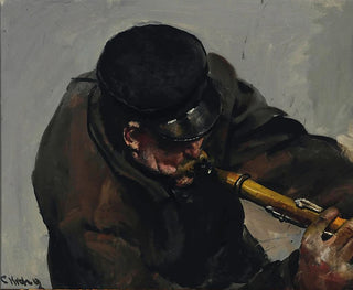 Der Musiker - Christian Krohg — Ansicht des Kunstwerks