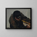 Der Musiker - Christian Krohg — gerahmtes Bild an der Wand