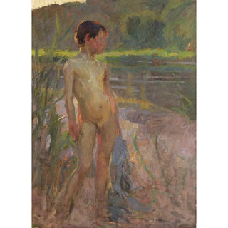 Christian Landenberger - Badender Bub an der Donau.webp