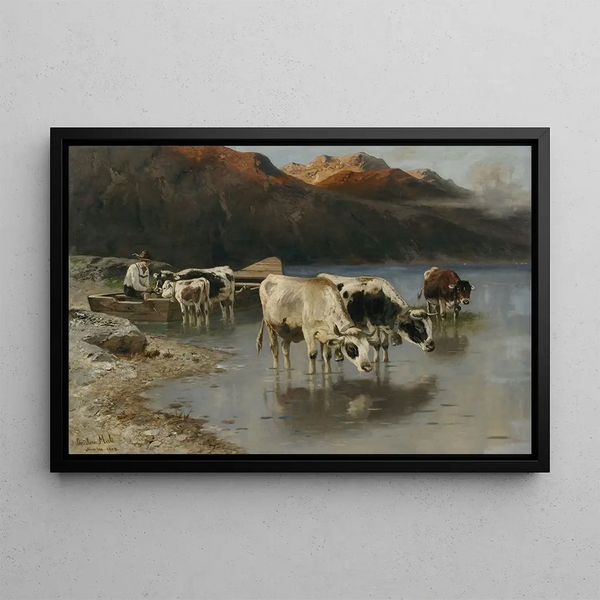 Christian Mali - Hirte mit Khen am Seeufer.webp