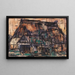 Haus in Soest - Christian Rohlfs — gerahmtes Bild an der Wand