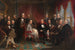 Washington Irving und seine literarischen Freunde in Sunnyside (Kasuskonflikt) - Christian Schussele — Ansicht des Kunstwerks