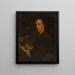 Selbstporträt von Christian Seybold - Christian Seybold — gerahmtes Bild an der Wand