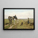 Morgen im Oktober in Grez - Christian Skredsvig — gerahmtes Bild an der Wand