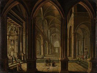 Innenansicht einer Kirche - Christian Stöcklin — Ansicht des Kunstwerks