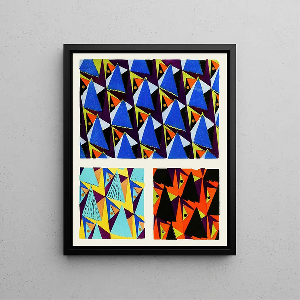 Formes décoratives für die Oberfläche Pl 20 - Christian Stoll — gerahmtes Bild an der Wand