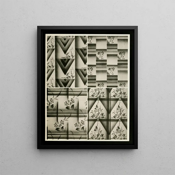 Formes décoratives pour la surface Pl 27 - Christian Stoll — gerahmtes Bild an der Wand
