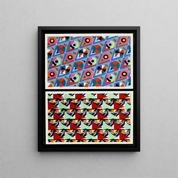 Formes décoratives für die Oberfläche Pl 45 - Christian Stoll — gerahmtes Bild an der Wand