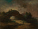 Landschaft mit einer felsigen Bogen, bedeckt mit Büschen - Christian Wilhelm Ernst Dietrich — Ansicht des Kunstwerks