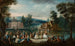 Festivitäten in einem Park - Christian Wilhelm Ernst Dietrich — Ansicht des Kunstwerks