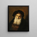Portrait eines alten Juden - Christian Wilhelm Ernst Dietrich — gerahmtes Bild an der Wand