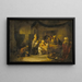 Die Beschneidung - Christian Wilhelm Ernst Dietrich — gerahmtes Bild an der Wand
