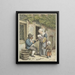 Parole d'agriculteur - Christina Chalon — gerahmtes Bild an der Wand