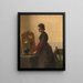 Die Schwester der Braut - Christoffel Bisschop — gerahmtes Bild an der Wand
