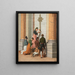 Andacht an der Heiligen Pforte der Basilika St. Peter - Christoffer Wilhelm Eckersberg — gerahmtes Bild an der Wand
