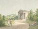 Perspektive des Gartens von Frederiksberg in der Nähe des Schlosses und des Apollon-Tempels - Christoffer Wilhelm Eckersberg — Ansicht des Kunstwerks
