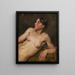 Frau nackt liegend - Christoffer Wilhelm Eckersberg — gerahmtes Bild an der Wand