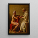 Sokrates und Alkibiades - Christoffer Wilhelm Eckersberg — gerahmtes Bild an der Wand