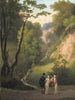 Das L. des Teufelsdurchgangs im Herrenhaus von Liselund auf der Insel Møn - Christoffer Wilhelm Eckersberg — Ansicht des Kunstwerks