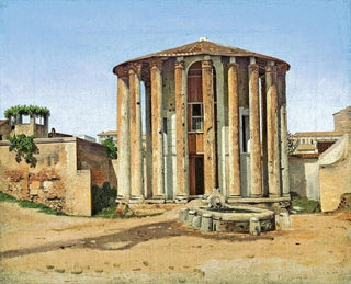 Christoffer Wilhelm Eckersberg - Vesta Temple in Rome.webp