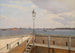 Ansicht von der Batterie von Trekroner mit Kopenhagen im Hintergrund - Christoffer Wilhelm Eckersberg — Ansicht des Kunstwerks