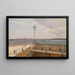 Ansicht von der Batterie von Trekroner mit Kopenhagen im Hintergrund - Christoffer Wilhelm Eckersberg — gerahmtes Bild an der Wand