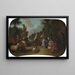 Singerie Le Concert - Christophe Huet — gerahmtes Bild an der Wand