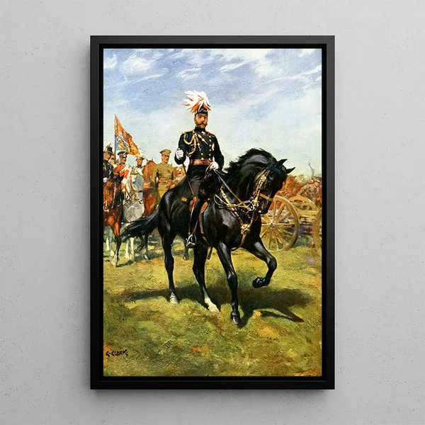 Christopher Clark - HM King George V On His Charger Rupert.webp