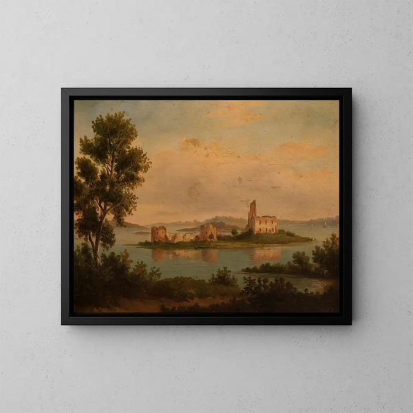 Château de Trakai - Chrystian Breslauer — gerahmtes Bild an der Wand