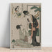 Reproduktion des Gemäldes Chushingura-Gemälde - Akt V des Treuhandlagers - Kitagawa Utamaro