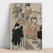 Reproduktion des Gemäldes Chushingura-Gemälde, Akt IX aus dem Lager der Loyalität - Kitagawa Utamaro