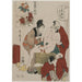 Reproduktion des Gemäldes Chushingura - Akt X des Treasures der Loyalität - Kitagawa Utamaro