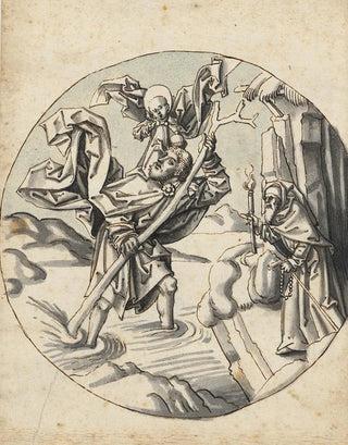 Circle Of Hans Holbein The Elder - St Christophorus.webp