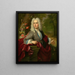 Portrait eines Mannes - Kreis von Arnold Boonen — gerahmtes Bild an der Wand