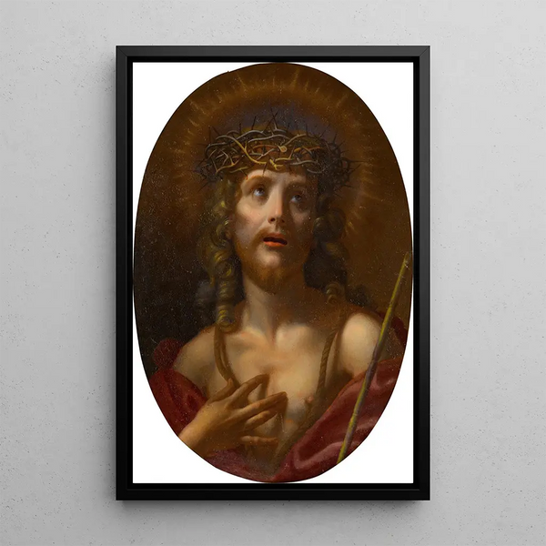 Reproduktion des Gemäldes Christus mit Dornenkrone - Kreis von Carlo Dolci