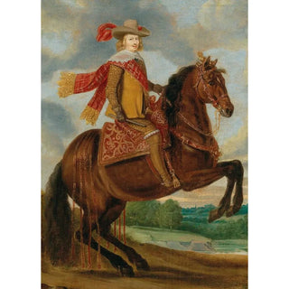 Circle of Caspar de Crayer - An Equestrian Portrait Of CardinalInfant Ferdinand Of Austria.webp