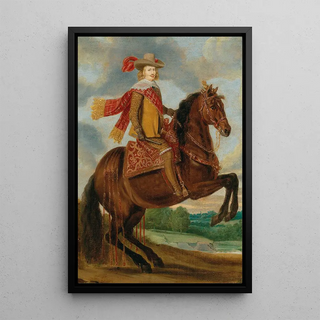 Circle of Caspar de Crayer - An Equestrian Portrait Of CardinalInfant Ferdinand Of Austria.webp