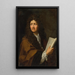Portrait de François Michel Le Tellier, marquis de Louvois - Cercle de Charles Le Brun — gerahmtes Bild an der Wand