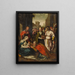 Anbetung der Könige - Kreis von Frans Francken dem Jüngeren — gerahmtes Bild an der Wand