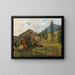 Szene in Mrzsteg - Kreis von Friedrich Gauermann — gerahmtes Bild an der Wand