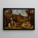 Allegorie - Kreis von Giorgione — gerahmtes Bild an der Wand