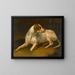 Alerte - Cercle de Sir Edwin Henry Landseer — gerahmtes Bild an der Wand
