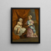 Portrait von Charles 3. Marquis von Tweeddale 1667-1715 und seinem Bruder Lord John Hay - Kreis von Sir Peter Lely — gerahmtes Bild an der Wand