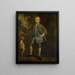 Portrait eines Jungen in einer Landschaft - Kreis von Stephen Slaughter — gerahmtes Bild an der Wand