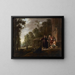 Das Gleichnis der Arbeiter im Weinberg - Claes Cornelisz Moeyaert — gerahmtes Bild an der Wand