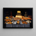 Stillleben mit Krabbe, Garnelen und Hummer - Clara Peeters — gerahmtes Bild an der Wand